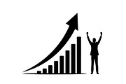 50 Business Growth Success Icons Bun, an Illustration by Designer_Momina (Thumbnail 41 of 51)