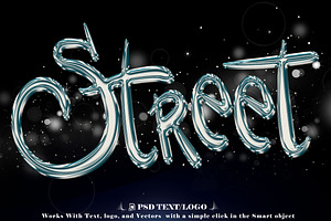 Aesthetic Touch 3D Text & Logo Style, a Brushes & More by one-touch
