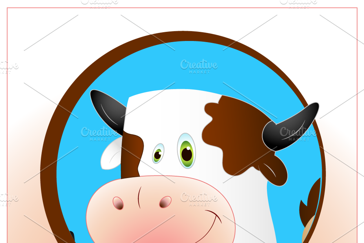 Cows Vectors preview 4