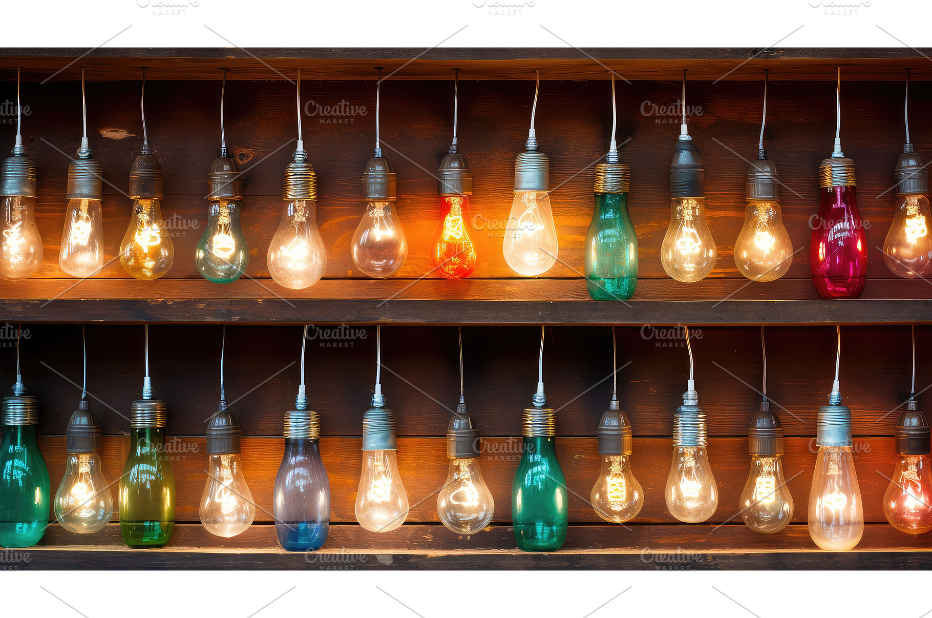 holiday vintage christmas lights ai, an Arts & Entertainment Photo by pikepicture