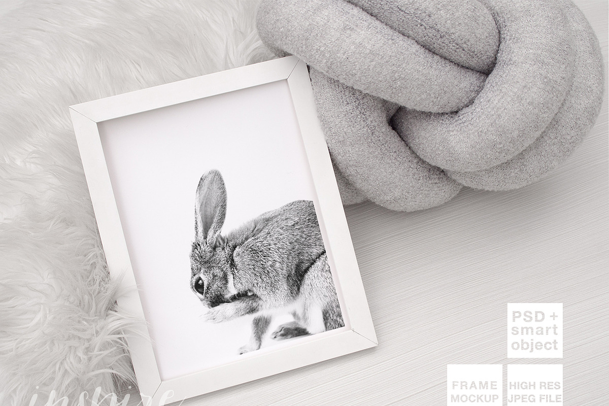 White 3:4 Ratio Frame Mockup, a Print Template by Inspire Mockups (Photo 2 of 2)