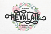 Revalate - Stylistic Sans Serif, a Sans Serif Font by PutraCetol Studio (Thumbnail 1 of 8)