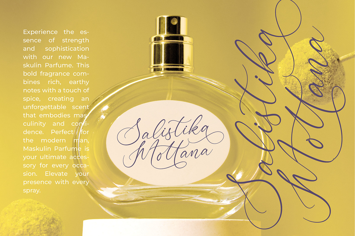 Bottonia Scottella Calligraphy Font, a Script Font by stylishtype.co (Photo 17 of 20)