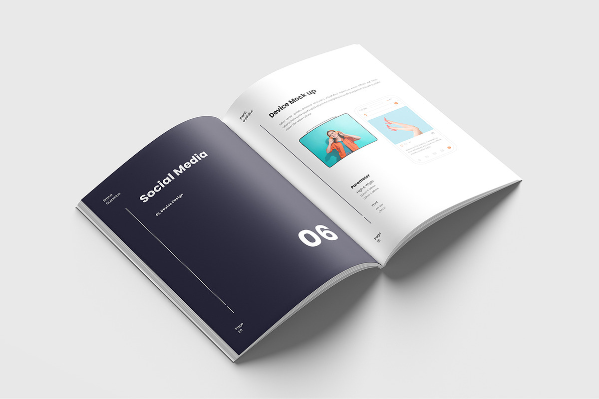 Brand Guideline Template, a Brochure Template by RusenoelType (Photo 11 of 15)