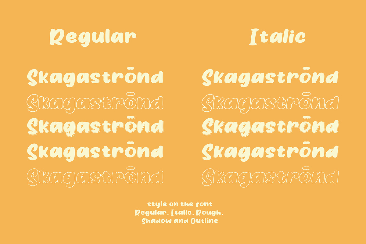 Hidden Cocktails Family Fonts, a Font by Crump Hand (Photo 2 of 8)