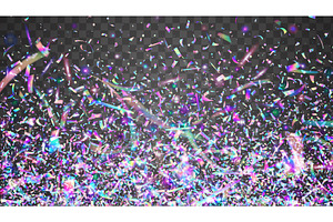 Festive Ribbon. Carnival Glitter, a Texture Illustration by Holo Art