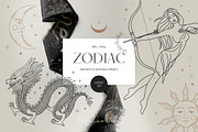BUNDLE 4 in 1 trend line art, a Texture Illustration by PatrushevaYana (Thumbnail 4 of 30)