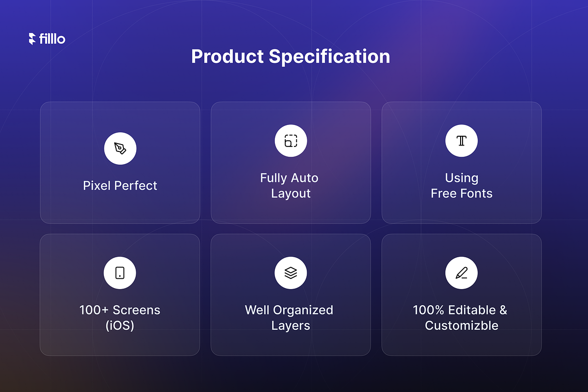 Filllo - Fintech App UI Kit, an UI Kit Template by floxui (Photo 2 of 8)