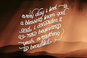 Roundless Script, a Script Font by hampura (Thumbnail 8 of 10)