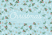 Winter Christmas seamless pattern, a Pattern Graphic by AnzhelikaGerman (Thumbnail 1 of 3)