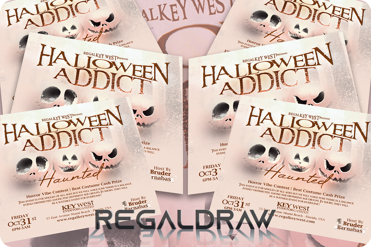 Halloween Event Flyer, a Flyer Template by regalDRAW (Photo 3 of 3)