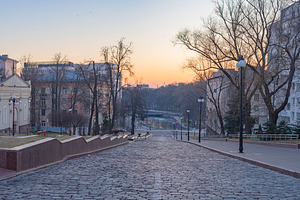 morning in the center of Minsk.  Belarus, a Photo by Pictures for you!!!!!!!!!