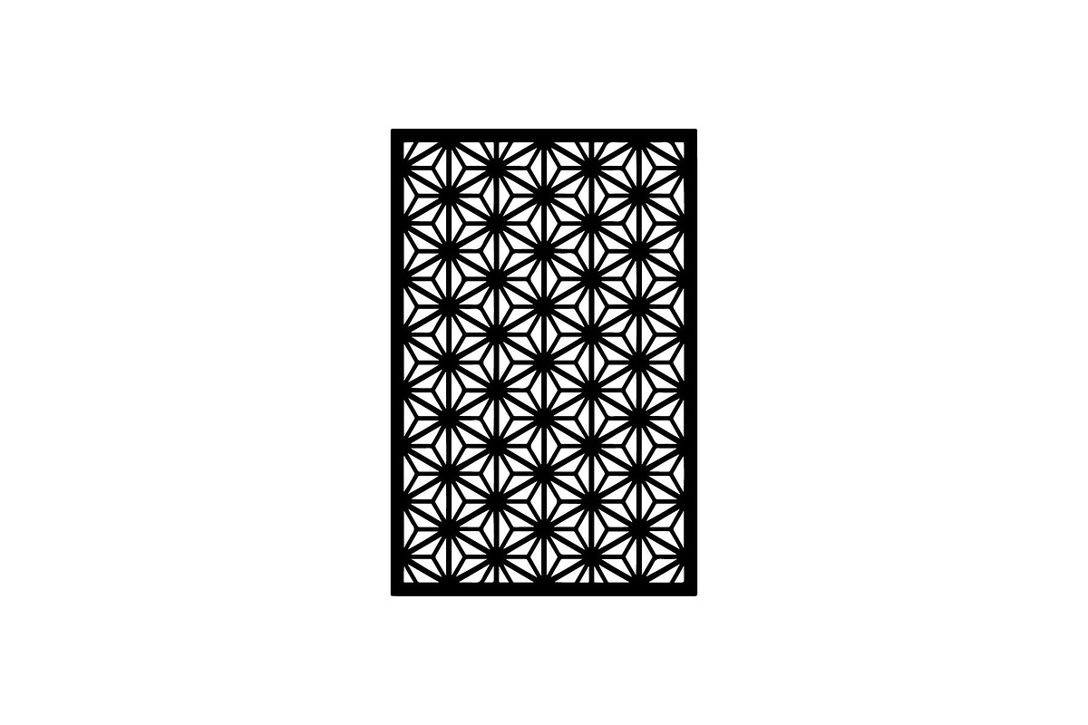 Black Geometric Pattern Panel SVG, an Object Graphic by jahid234 (Photo 2 of 13)