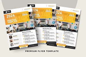 Business Webinar Flyer Template, a Flyer Template by ResumeFabs