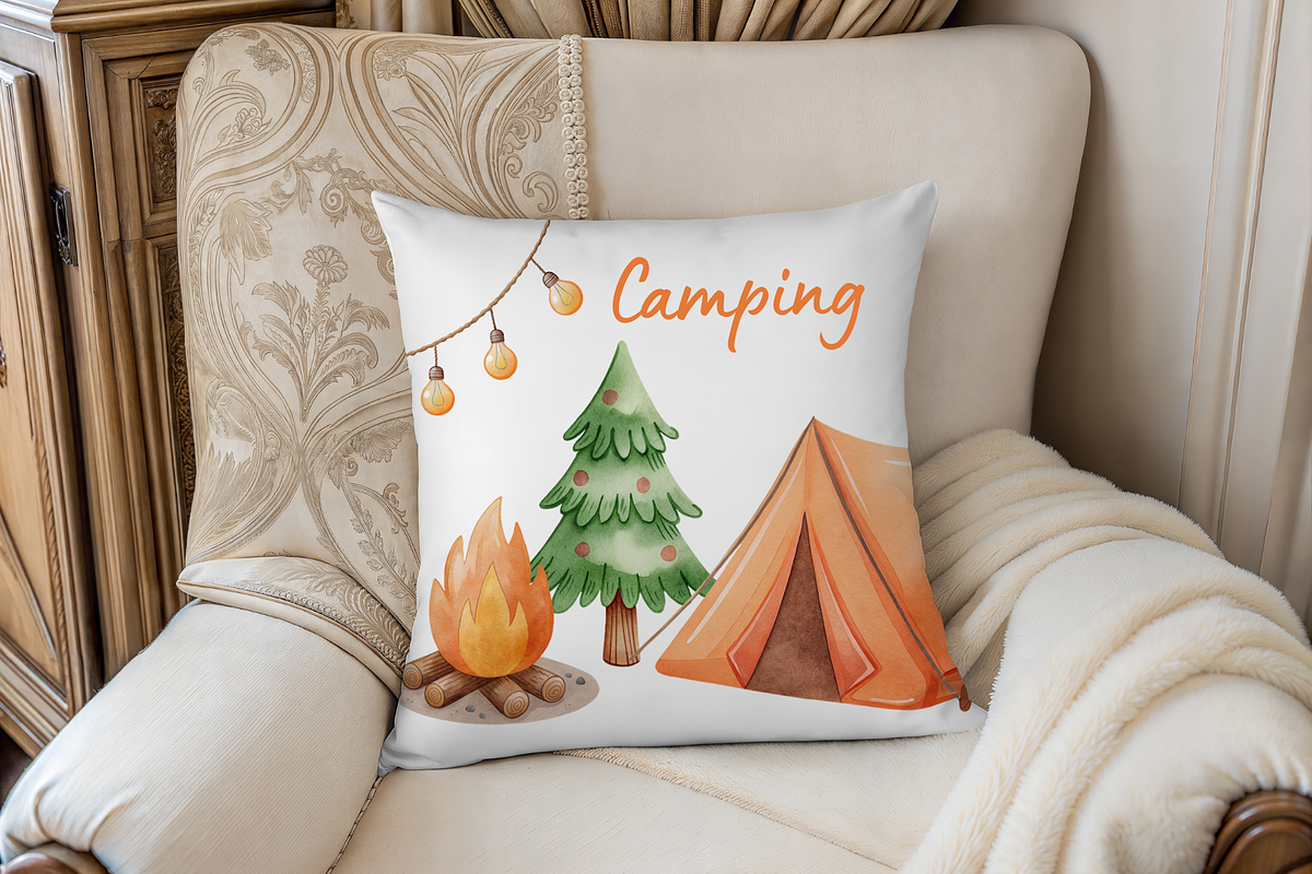 Retro Summer Camp Adventure PNG Set, an Illustration by MockupWizard (Photo 5 of 5)