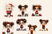 SUPER QUIRKY CHRISTMAS CLIPART PACK, a Person Illustration by Daring Digies (Thumbnail 5 of 9)