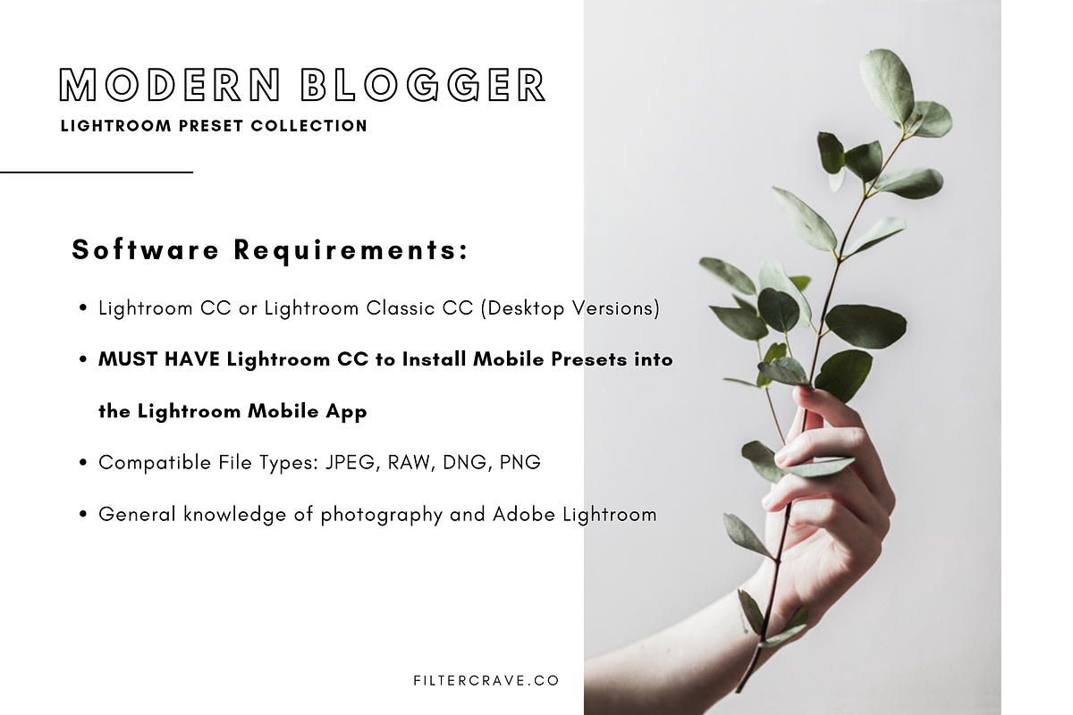 Modern Blogger Lightroom Presets IG, an Action Add-On by Filtercrave (Photo 5 of 8)