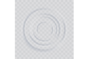 Water ripple effect top view, an Illustration by Things for designers