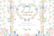 Grandmillennial floral illustrations, an Illustration by TheHappyGiftArt (Thumbnail 1 of 7)
