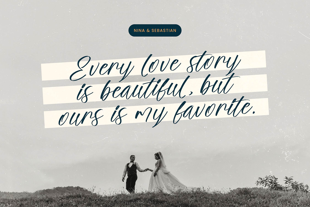 The Newyork Bold Handwritten Font, a Script Font by stylishtype.co (Photo 13 of 20)