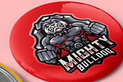 Pin Button Mockup - 8 Views, an Advertising Mockup by Illusiongraphic (Thumbnail 21 of 23)