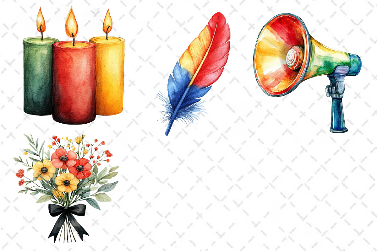 Minimalist Juneteenth Clipart, an Illustration by Dream Creation (Photo 6 of 6)