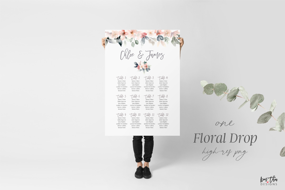 Feminine Abstract Floral Set, an Illustration by Kim Thoa Designs (Photo 5 of 10)