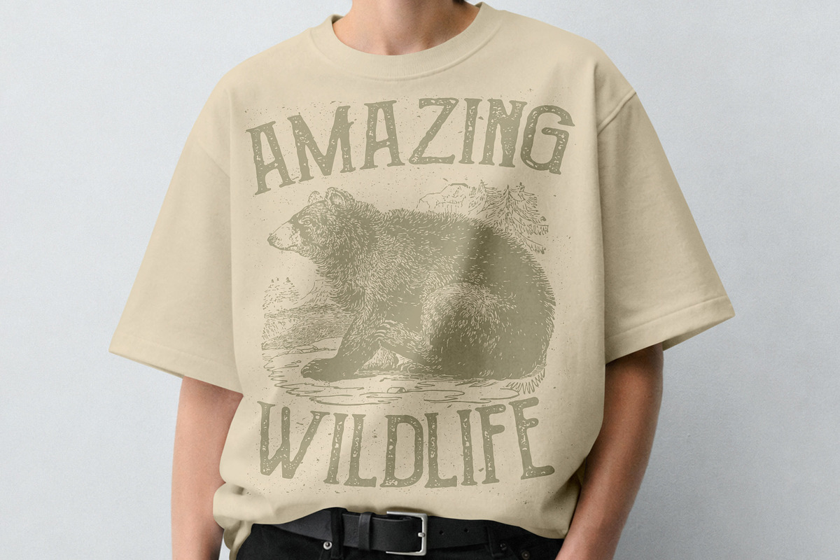 T-Shirt Mockup PSD - Female Model, a Shirt Mockup by Rymden_Fl (Photo 2 of 7)