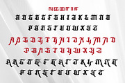 Nokrusa - Gothic Blackletter Font, a Blackletter Font by Dhabee (Thumbnail 8 of 16)