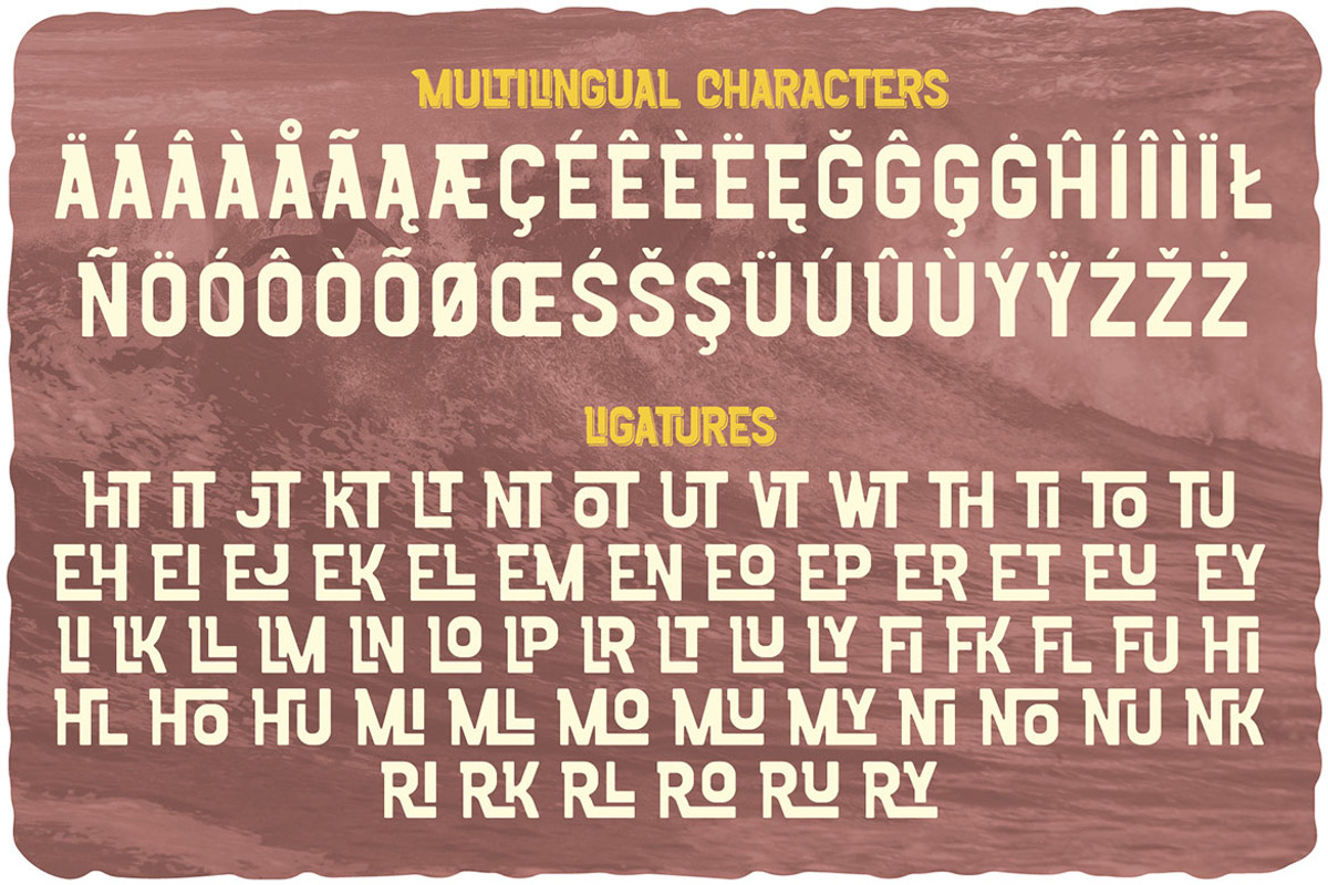 Santa Cruz Retro Label Font