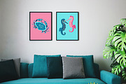 Sea Animals Marine Art Vector Set, an Animal Illustration by Neliakott ♥ (Thumbnail 10 of 11)