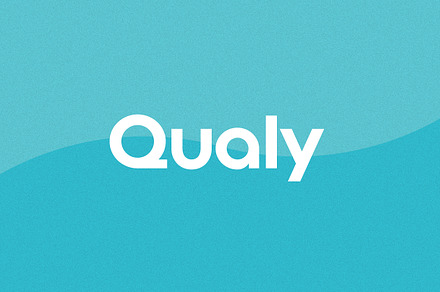 Qualy Logo Font, a Sans Serif Font by Shina Design