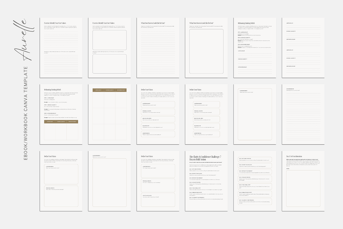 Wellness Coach Ebook Canva Template, a Marketing Template by DESIGN BY nube (Photo 9 of 9)