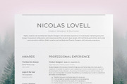Professional Resume 2, a Resume Template by DEFNST (Thumbnail 2 of 3)