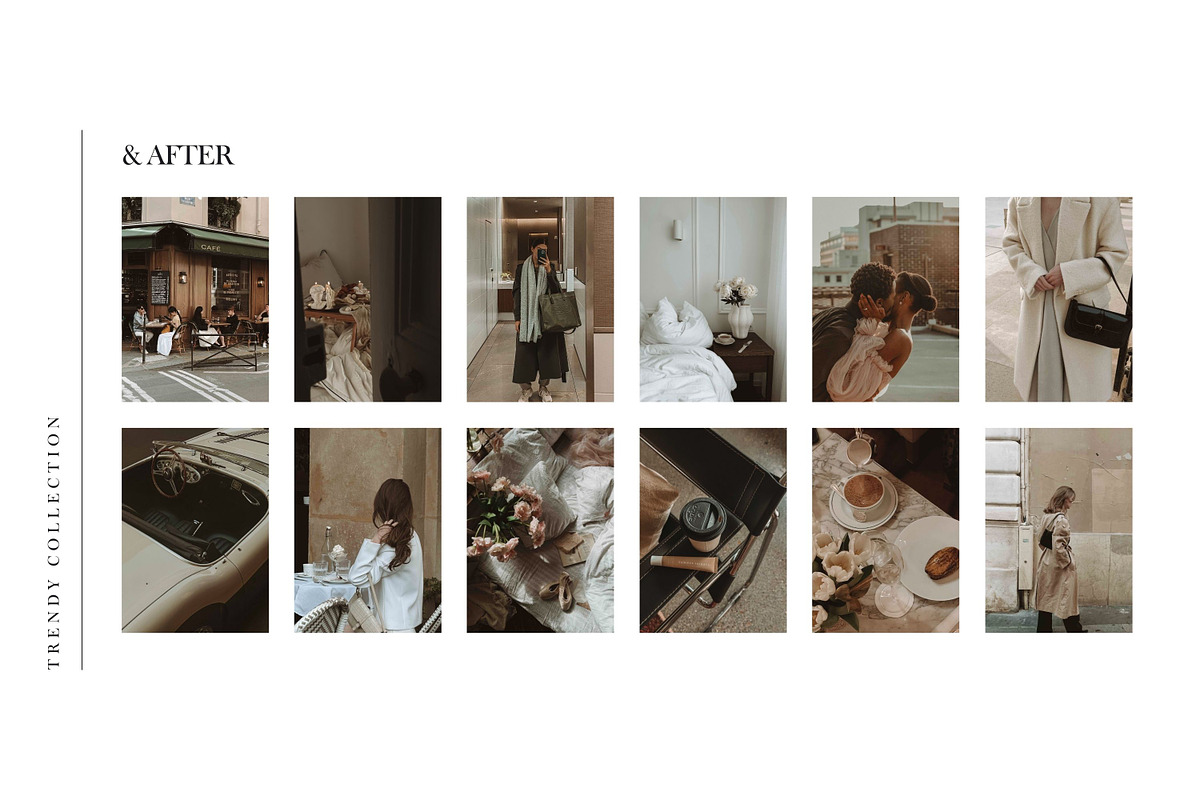 5 Trendy Blogger Lightroom Presets, a Preset Add-On by TheWayfarerShoppe (Photo 4 of 17)