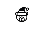 Bear Festive Mascot Logo Design, a Branding & Logo Template by Vectorium Studio (Thumbnail 1 of 2)