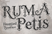 RumaPetis - Quiet Horror Typeface, a Handwritten Font by HypeWorksCo (Thumbnail 1 of 14)