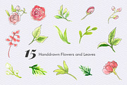For The Rose - Handdrawn Flowers, an Illustration by clairedelune (Thumbnail 2 of 6)