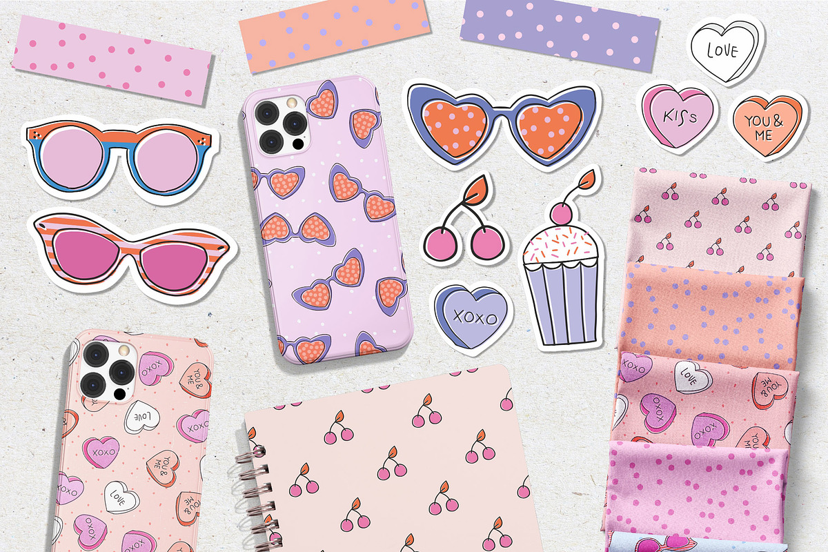 Mellow Summer Collection, an Object Graphic by Miss Poopy Studio (Photo 2 of 9)