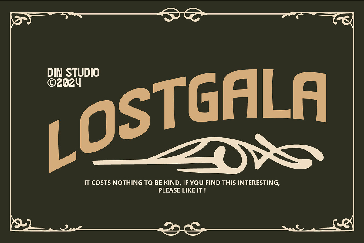 Lostgala, a Symbol Font by Vintage Division (Photo 15 of 15)