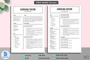 Google Docs Resume Template 01, a Resume Template by GResume (Thumbnail 3 of 8)