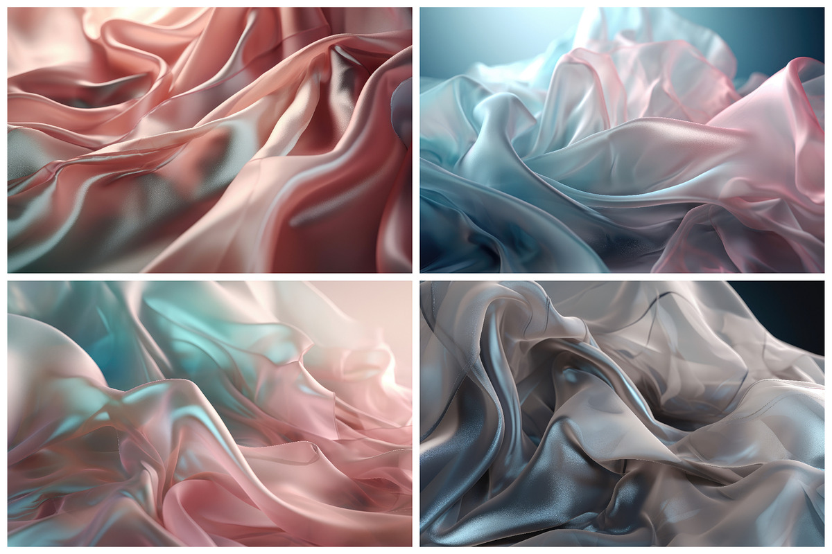 24 Soft Silk Fabric Backgrounds, a Texture Graphic by HipFonts (Photo 4 of 7)