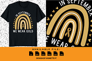 Childhood cancer awareness shirt, a Healthcare Illustration by Vignette.IT (Thumbnail 1 of 3)