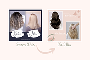 Beauty Salon Instagram Template, a Social Media Template by Kindelight (Thumbnail 3 of 4)