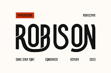 Robison Modern Ligature Futuristic S