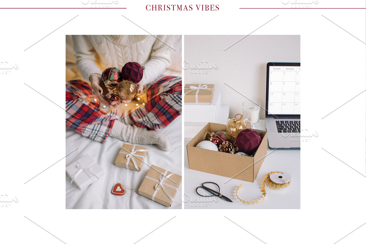 Christmas Vibes#1 | 24 Styled Photos, a Holiday Photo by Nina Stock Photos (Photo 11 of 12)