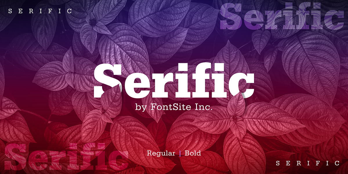 Serific, a Slab Serif Font by FontSite Inc. (Photo 1 of 2)