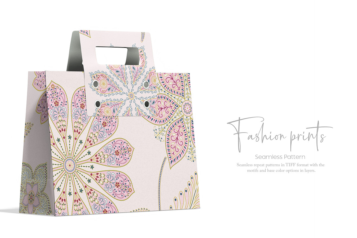 Mintova Luxury Floral Pattern, a Pattern Graphic by Fabrivo (Photo 7 of 10)