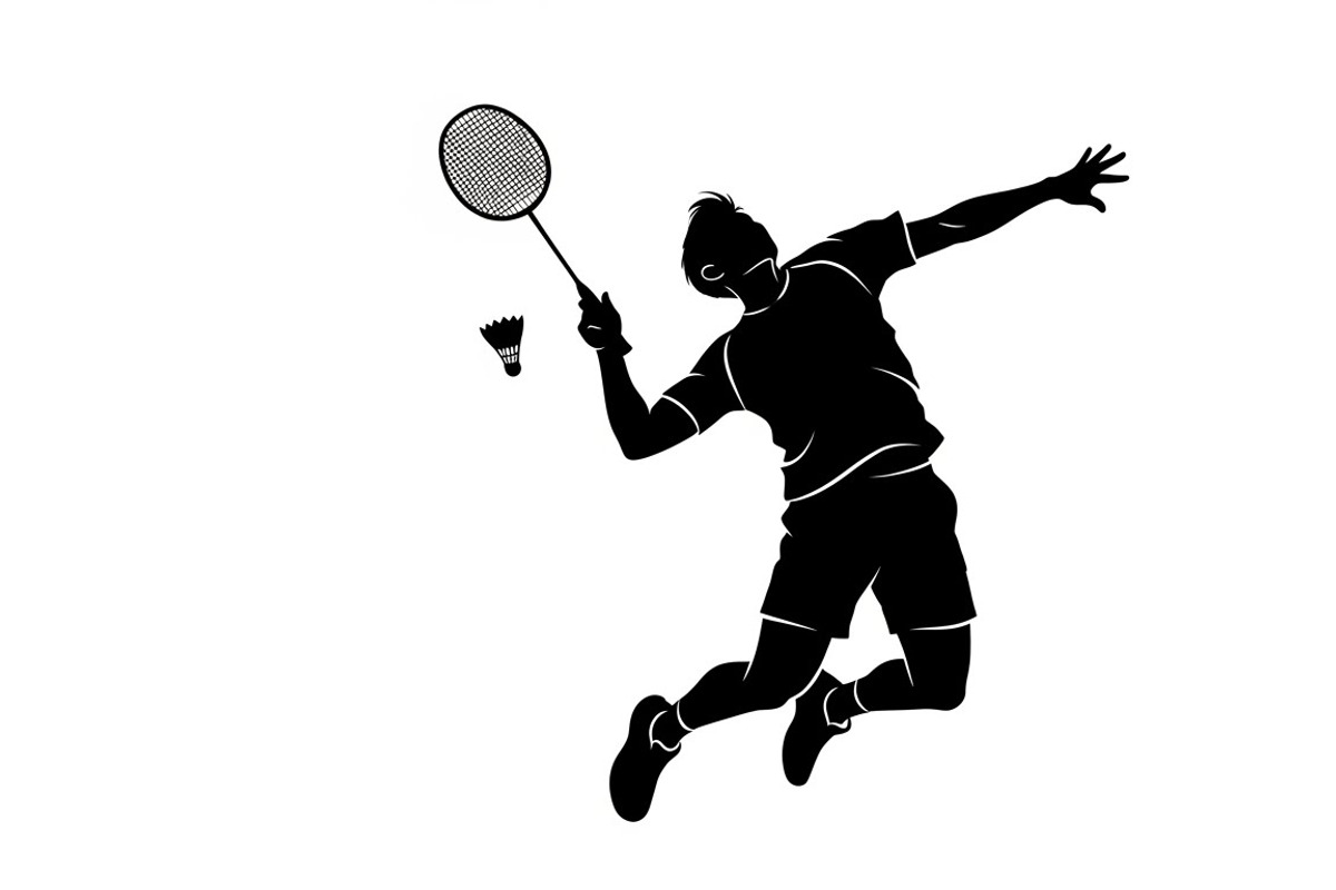 Badminton Smash Silhouettes, an Illustration by Amazin_art (Photo 26 of 31)