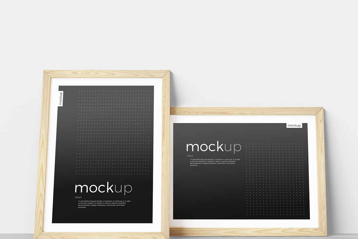 Framed Picture Mockup, a Print Template by KIPET (Photo 8 of 14)